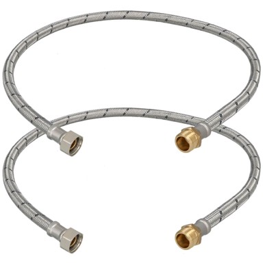 Fleksibilni priključak 3/8" matica-vijak za slavine i armature, 80 cm, 2 kom.